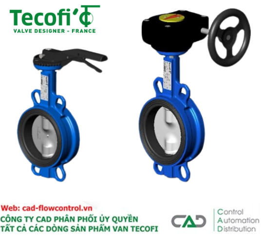 Tecofi Ductile iron Butterfly Valve VPG4449-02 và VPG4449-08